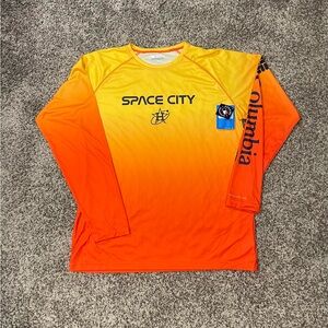 Houston Astros Columbia PFG City Connect Terminal Tackle LS Shirt Mens XL